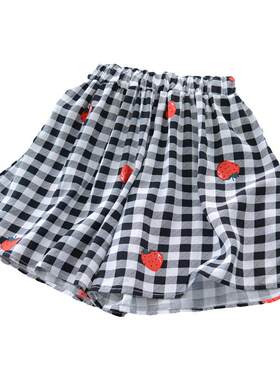 女童夏日穿着舒服又凉快的裙裤