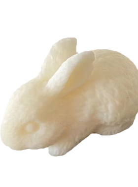 momaek蓦刻玉兔子香薰蜡烛摆件