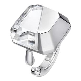 THEYKNOW宝石系列拼接水晶耳夹女无耳洞气质高级时尚小众耳饰尾戒