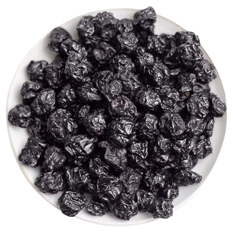 天然蓝莓干500g无糖无添加野生蓝莓果干护眼水果蓝梅原味烘焙果茶