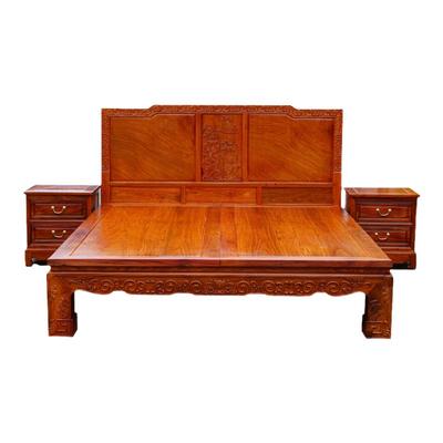 材质高档红木床森迈价格实惠实用