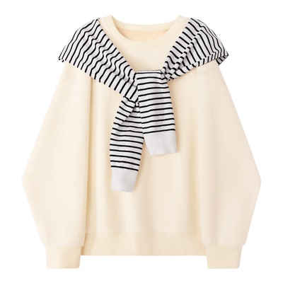 都市丽人加绒卫衣女款加厚外套冬