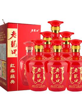老龙口6瓶盒装送礼喜酒整箱特价