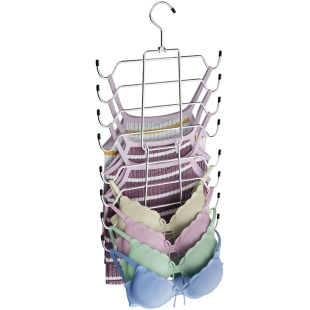 内衣挂架宿舍衣柜内裤吊带背心衣架悬挂围巾架多功能文胸收纳神器