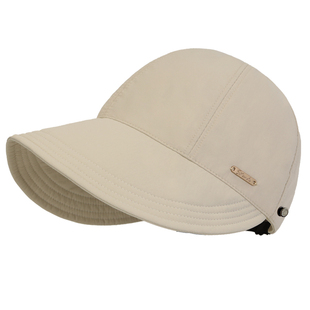 赵露思同款大头围可挂口罩防晒帽防紫外线遮阳速干鸭舌渔夫棒球帽