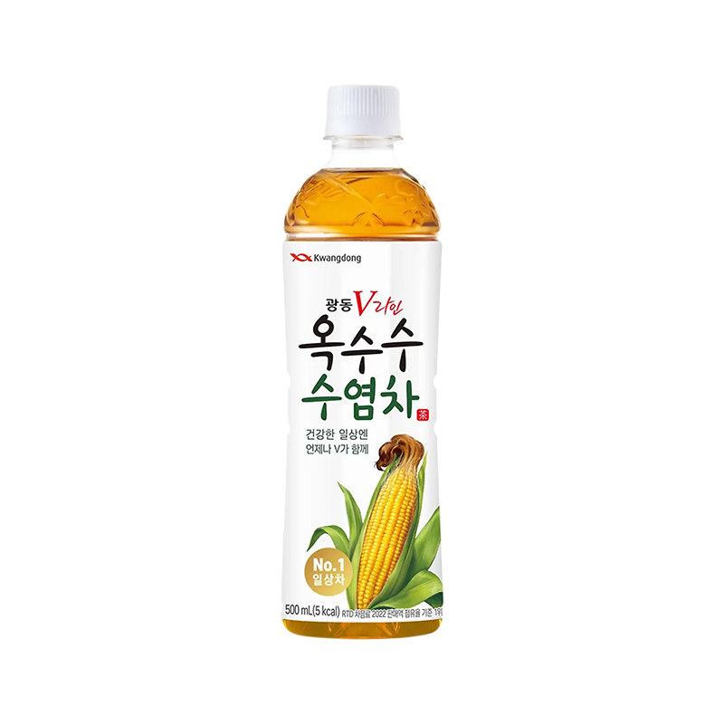 韩国进口Kwangdong玉米须枳椇子植物饮料玉米须茶瓶装玉米须水
