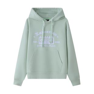 Xuperman比分系列连帽卫衣运动休闲透气毛圈棉男女同款