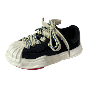 三原康裕溶解鞋ins原创小众设计厚底男鞋休闲黑红运动鞋子男女潮