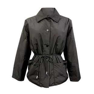 【明星同款】朗姿/LIME莱茵商场同款轻薄收腰夹克棉服外套新款