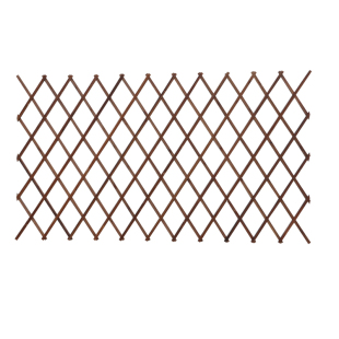 户外防腐木栅栏伸缩实木篱笆爬藤架花园围栏护栏墙面装饰网格花架