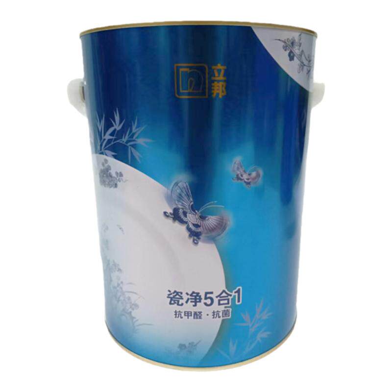 立邦瓷净抗甲醛五合一白色乳胶漆