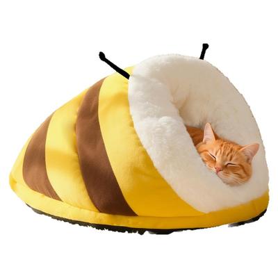 猫窝冬季保暖半封闭式猫床