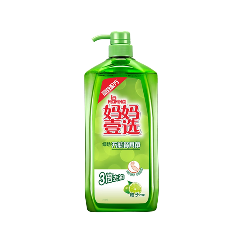 妈妈壹选绿劲洗洁精1.28kg