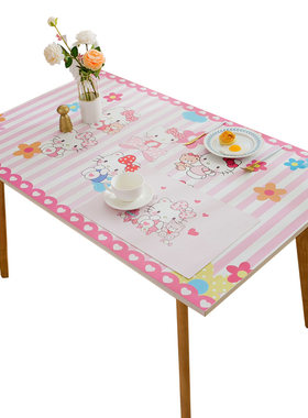 hellokitty书桌布女孩凯蒂猫