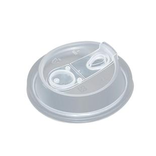 一次性杯盖通用外卖磨砂透明90口径奶茶纸杯塑杯通用防漏咖啡杯盖