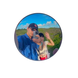 小红书同款旅行凸透镜反光镜高透镜面旅游拍照好物一人行拍照打卡