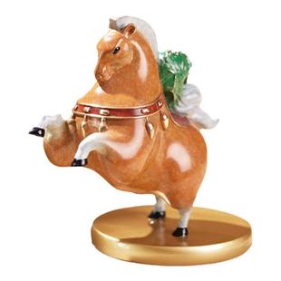 朱炳仁铜 马上有财马摆件家居办公室桌面装饰品开业节日礼物