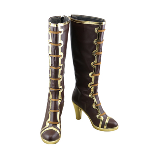 魔兽世界 吉安娜 cosplay鞋 COS来图定做