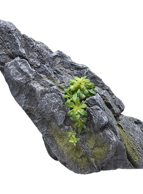 玻璃钢仿真石头假山造景落地摆件