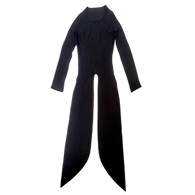 此岸歌声*原创设计店-黑色怪料裙式上衣  浮城纪