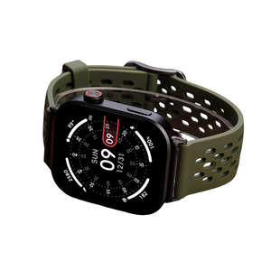 新款适用红米watch6手表redmiwatch54表带透气洞洞硅胶八九代腕带小米手环9pro智能运动8Pro秋冬专用配件男女