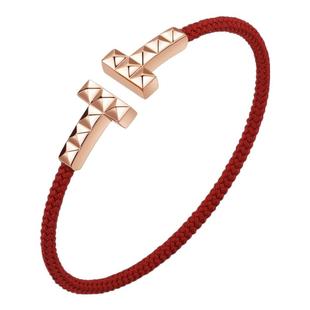 周大生DC设界小任性手镯ins小众设计感开口多色镯子送女友的礼物