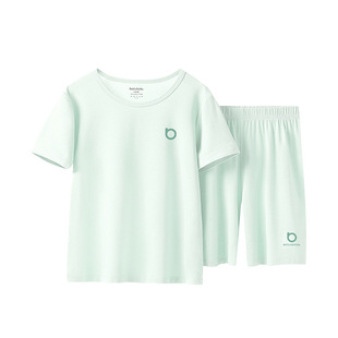 【凉感莫代尔】男童睡衣夏薄款冰丝家居服套装女童居家透气空调服