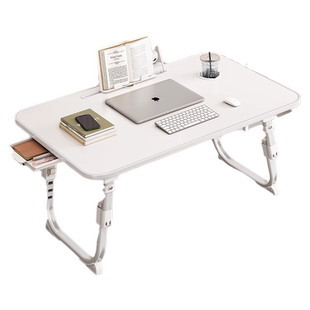 可折叠升降电脑桌大学宿舍床上小桌子落地飘窗懒人可移动小桌板上铺桌加大书桌