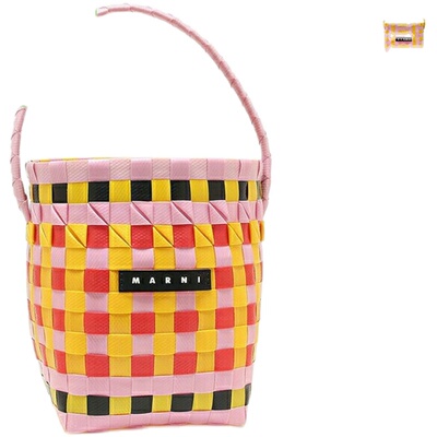日本直邮Marni 女士儿童编织迷你篮子包Pod Kid Bag M00332