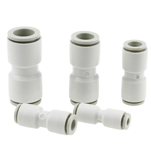 气动快插气管直通接头等径PU管快速变径KQ2H04/06/08/10/12/16-00