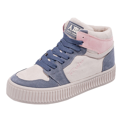 人本复古高帮二棉鞋女冬加绒