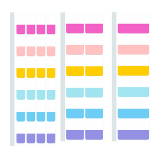 分类n次贴标记引索贴渐变标签索引贴便利贴学生用粘性纸质便签纸文具小条可书写记事贴莫兰迪高颜值书签贴纸