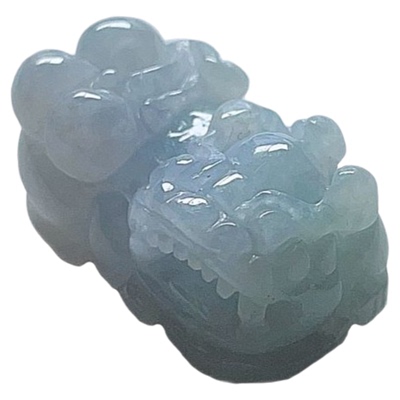 天然A货翡翠油绿霸王貔貅手链缅甸老坑扭头皮丘吊坠清新入财手串