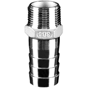 4分6分304不锈钢外丝宝塔接头直接格林头水管皮管气软管快插配件