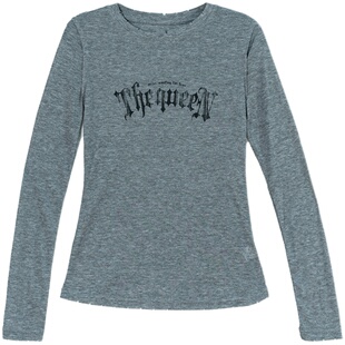 MINI STUDIO徐琳 开年有喜 Dark调性自由派休闲哥特字母印花白Tee