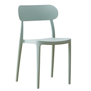 北欧塑料椅子家用餐椅加厚休闲熟料靠背椅网红黑色书桌椅现代简约