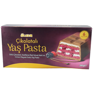 优客牌YASPASTA巧克力涂层果酱夹心蛋糕395g土耳其网红巧克力蛋糕