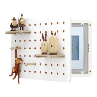 电表箱遮挡箱装饰画洞洞板配电箱北欧风创意挂件免打孔强电箱遮盖