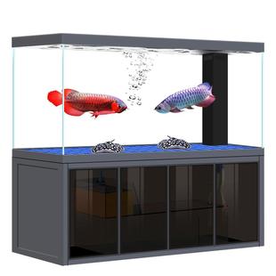 超大型底滤龙鱼缸客厅2026新款生态高端办公室家用轻奢免换水族箱