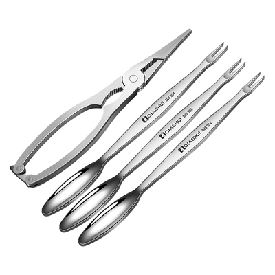 304不锈钢吃螃蟹专用工具蟹八件