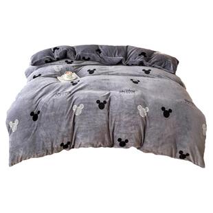 秋冬天牛奶绒女生可爱150x200cm 2米x2米3 1米5被套180cmx220cm