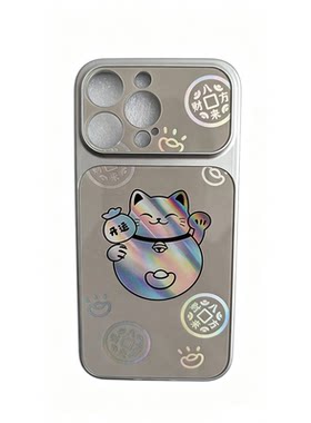 适用iPhone15保护套来图制作定制照片图片磁吸鎏金高清玻璃14华为mate60荣耀magic5华为苹果17promax手机壳