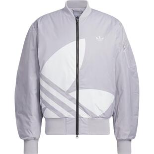Adidas/阿迪达斯官方正品三叶草男女复古立领运动夹棉外套JX7066