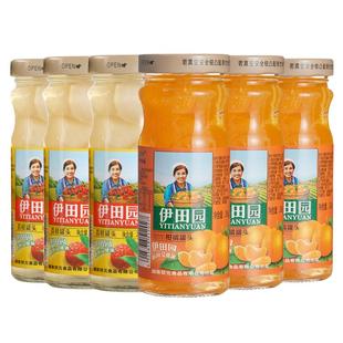 伊田园橘子罐头黄桃罐头荔枝罐头260gX4瓶/6瓶混合装水果罐头糖水