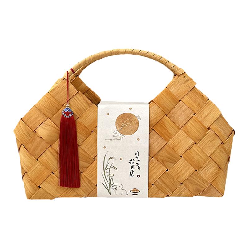 节庆礼品收纳篮生日伴手礼手提篮