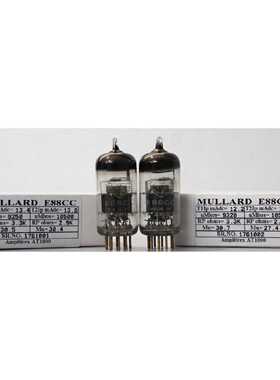 议价E88CC MULLARD 金 GT 制造 英国 Amplitrex 测试 1 匹配对