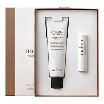 Melixir素食主义护手霜&唇膏套盒