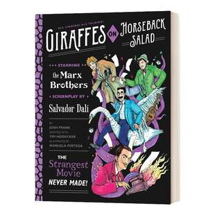 英文原版 精装 Giraffes on Horseback Salad 马背上的长颈鹿沙拉 精装 全彩漫画小说 英文版 进口英语原版书籍