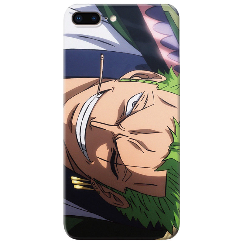 海贼王索隆适用iPhone7/8plus苹果x手机壳6s可爱XS男生XR潮牌xsmax全包5se第一1二2三3代女款防摔软