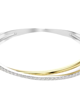 Swarovski/施华洛世奇Hyperbola系列女士时尚圆形切割手镯送礼物